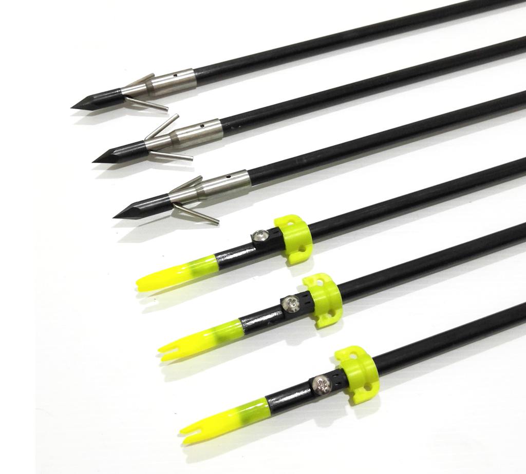 6X 34.5 Archery Bow Fishing Arrows Hunting Bowfishing Compound bow Re