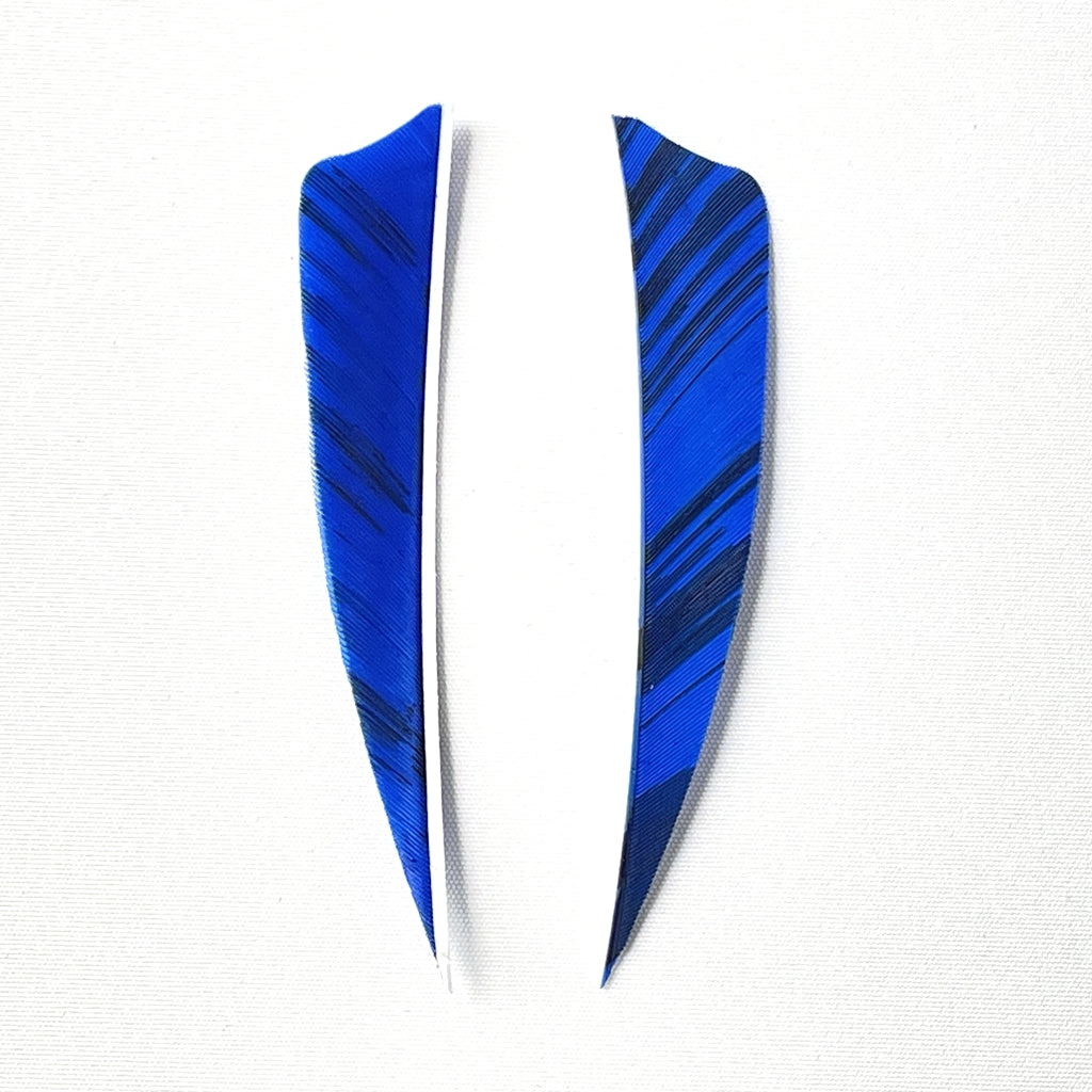 ARCHQUICK 4" Shield Camo RW Feather 12pack 7 Colours Fletching Vanes