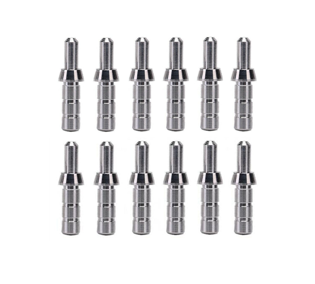 12x Pin Nock Bushing Adaptors for shafts OD 7.6/ID 6.2mm / OD 6.0/ID 4.2mm