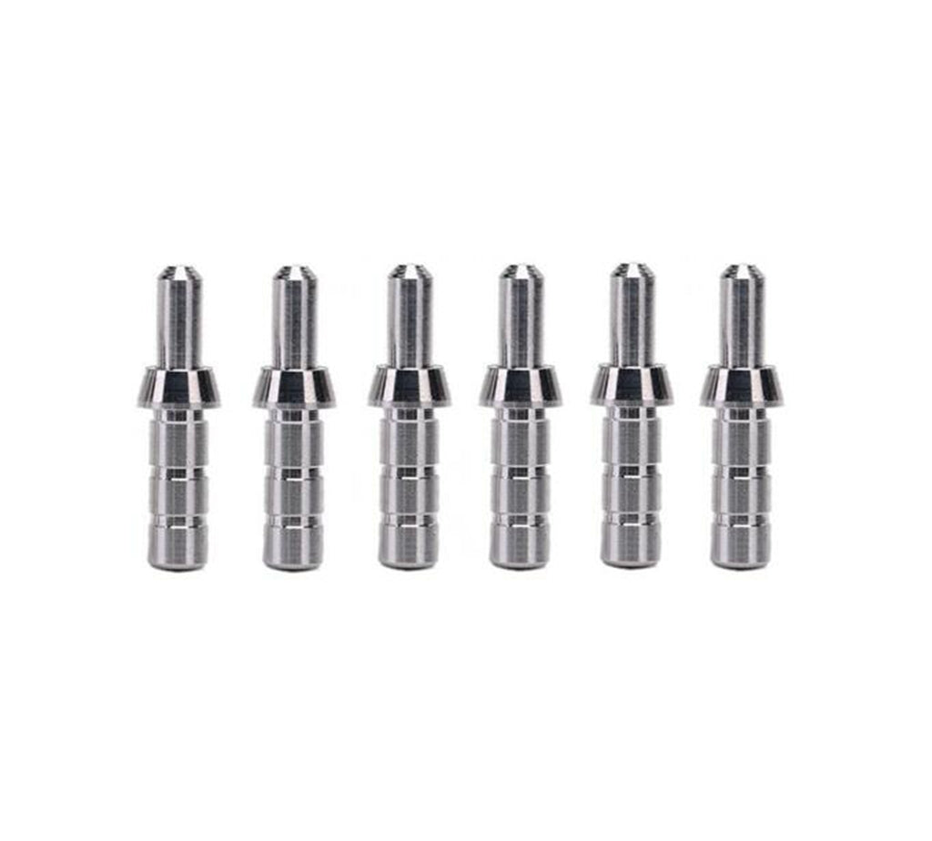 12x Pin Nock Bushing Adaptors for shafts OD 7.6/ID 6.2mm / OD 6.0/ID 4.2mm