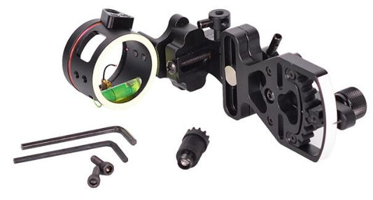 ARCHQUICK Single 1 Pin Adjustable Compound Bow Sight for Hunting & Target RH&LH