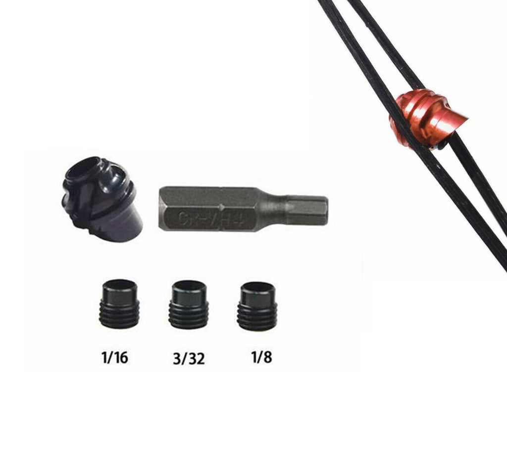 NEW ALUMINIUM PEEP SIGHT set FOR COMPOUND BOW -Angle 37°/45°  - 3 COLOURS