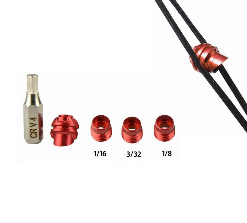 NEW ALUMINIUM PEEP SIGHT set FOR COMPOUND BOW -Angle 37°/45°  - 3 COLOURS