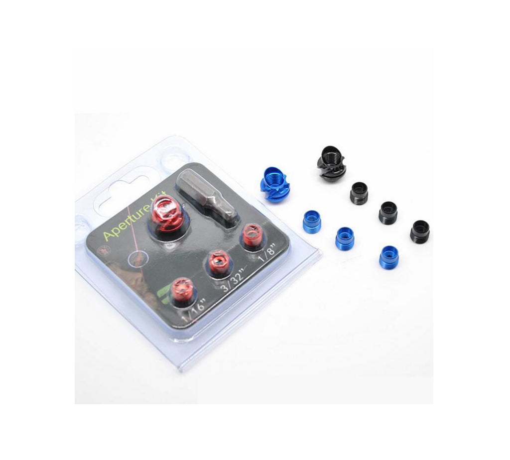 NEW ALUMINIUM PEEP SIGHT set FOR COMPOUND BOW -Angle 37°/45°  - 3 COLOURS