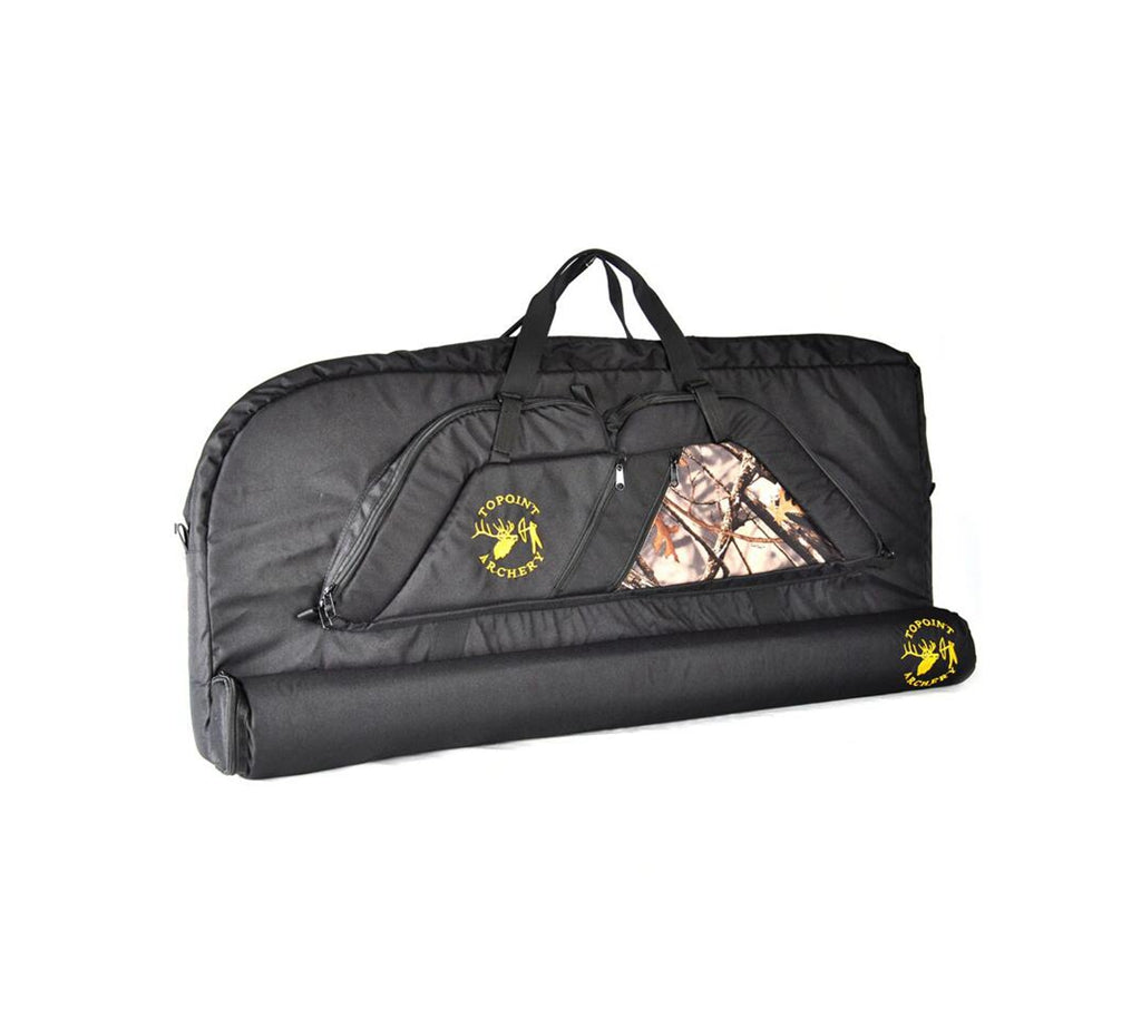 New Compound Bow bag Archery Arrows Carry Bag with ARROW HOLDER Black with Camo