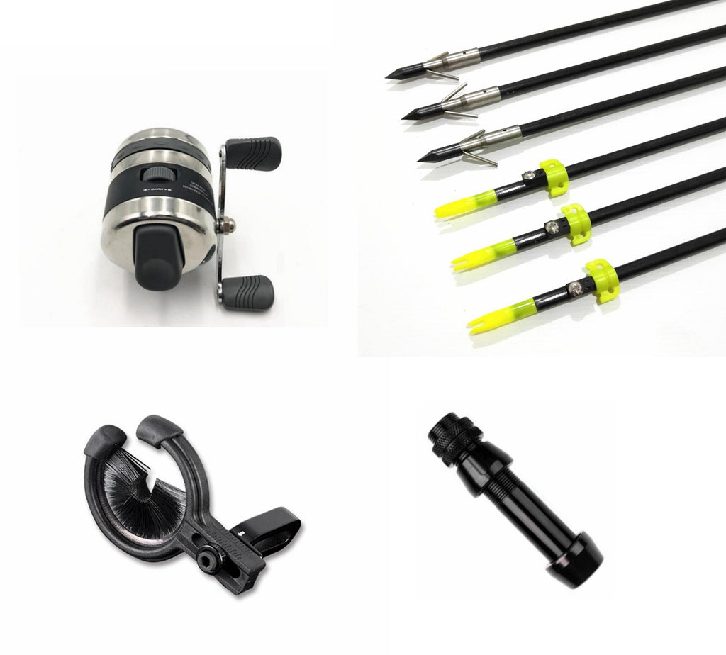 Archquick Bow Fishing Combo Kit Reels Arrows and Fishing Tips Rest