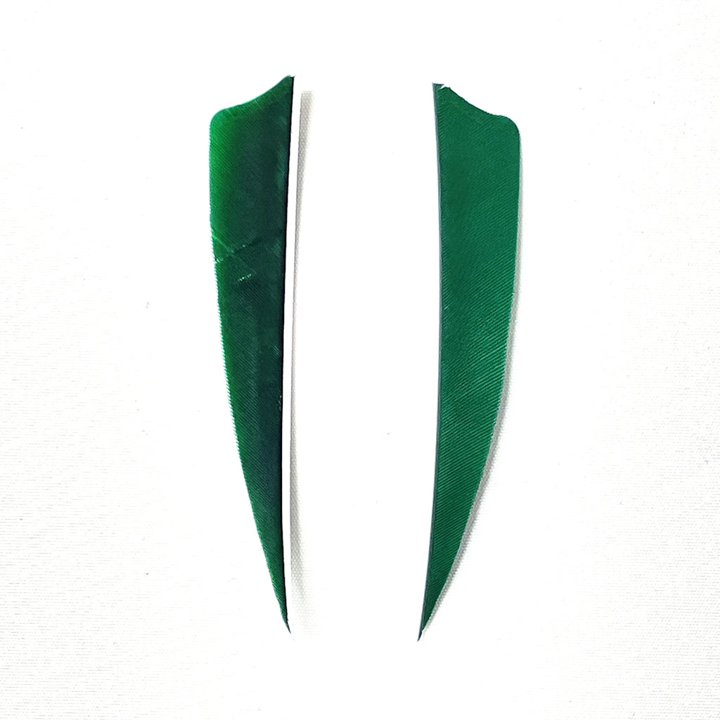 ARCHQUICK 4" Shield RW Feather 12pack 8 Colours Fletching Vanes