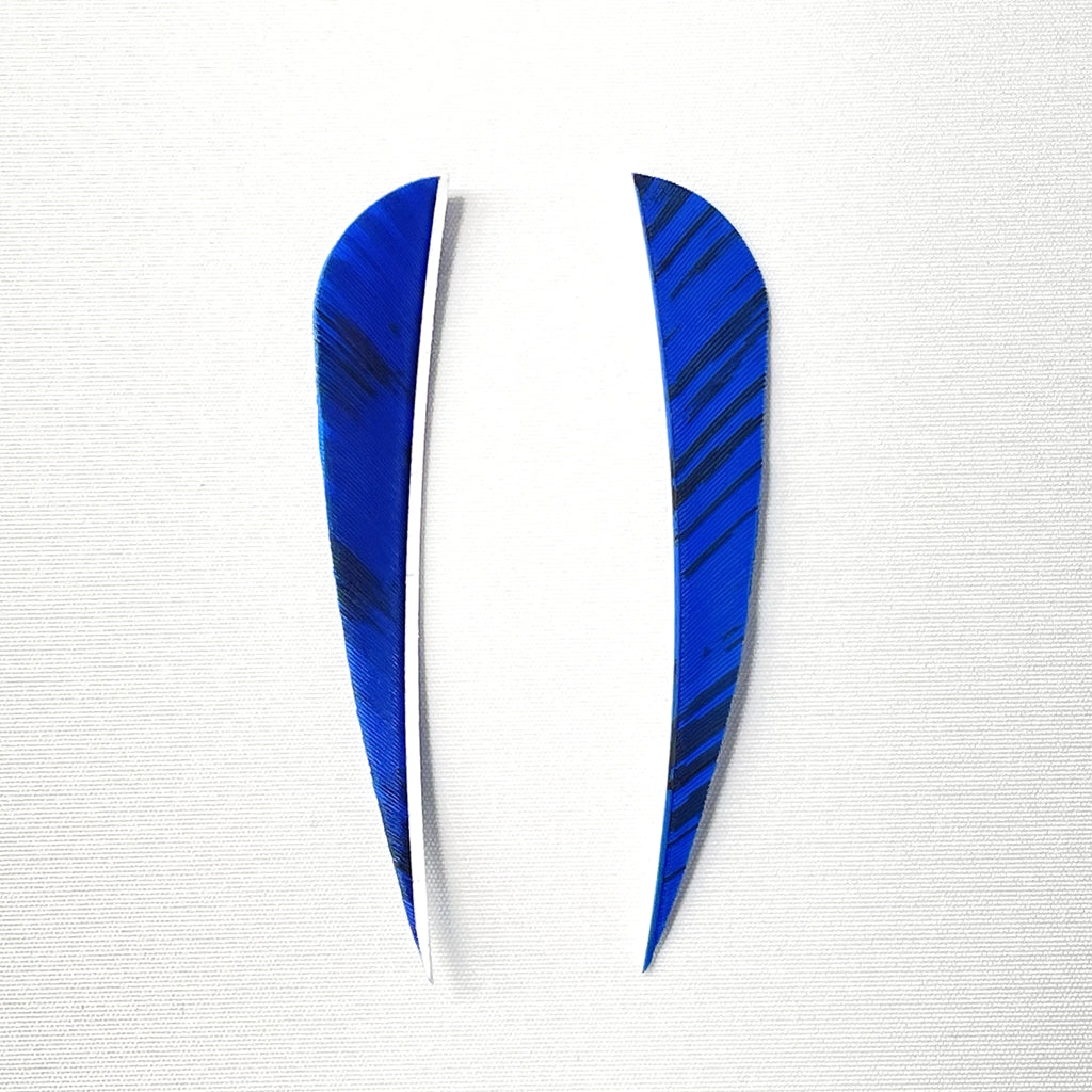 ARCHQUICK 4" Parabolic Camo RW Turkey Feather 12pack 7 Colours Fletching Vanes