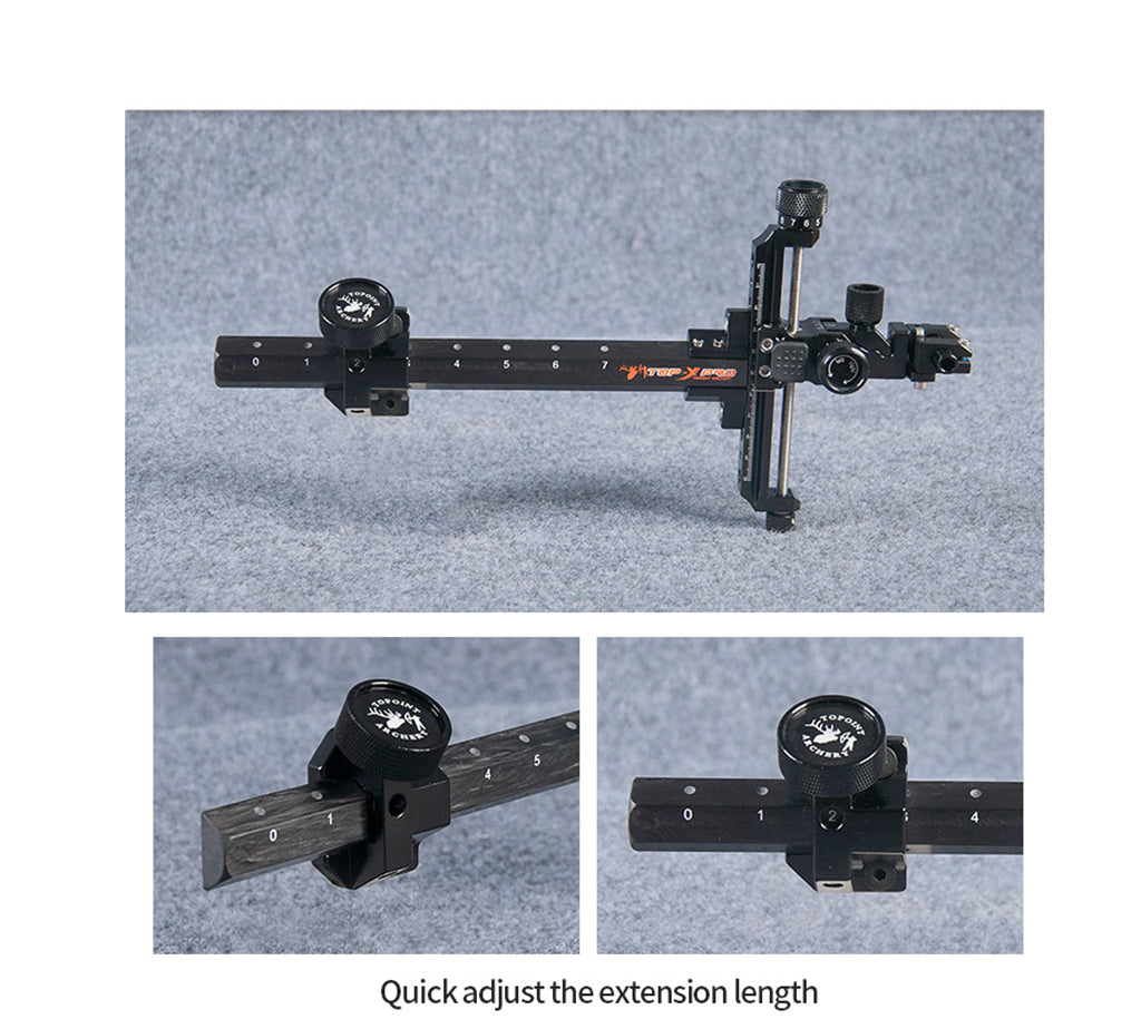 Target Compound bow SIGHT BRACKET Carbon Bow Sight Micro Adjust Detachable