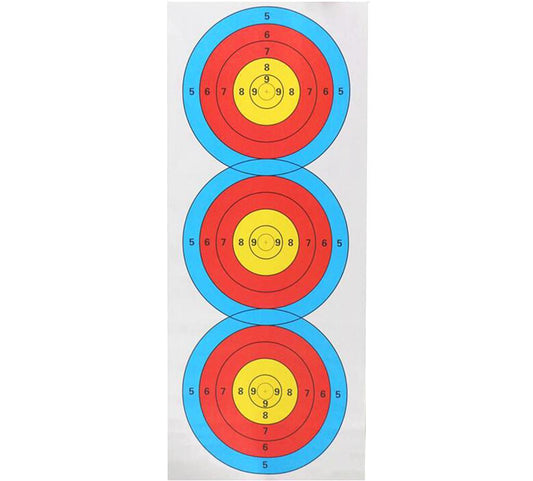 20 x Paper Target Faces Compound Recurve Bow Archery Target Practice