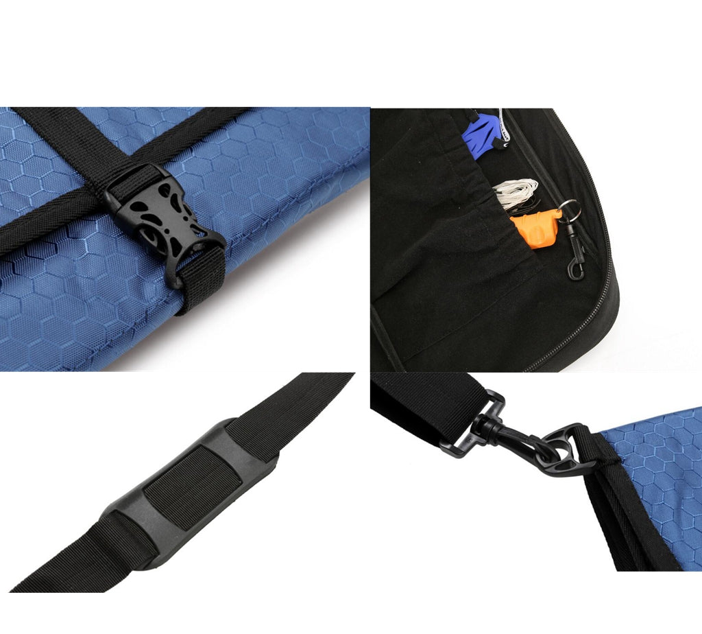 ARCHQUICK Rolled-up Recurve Bow Case Bag Fully Padded Arrow Tube Holder