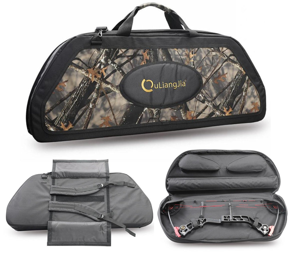 COMPOUND BOW CASE PADDED ARCHERY HUNTING BOW STORAGE CASE