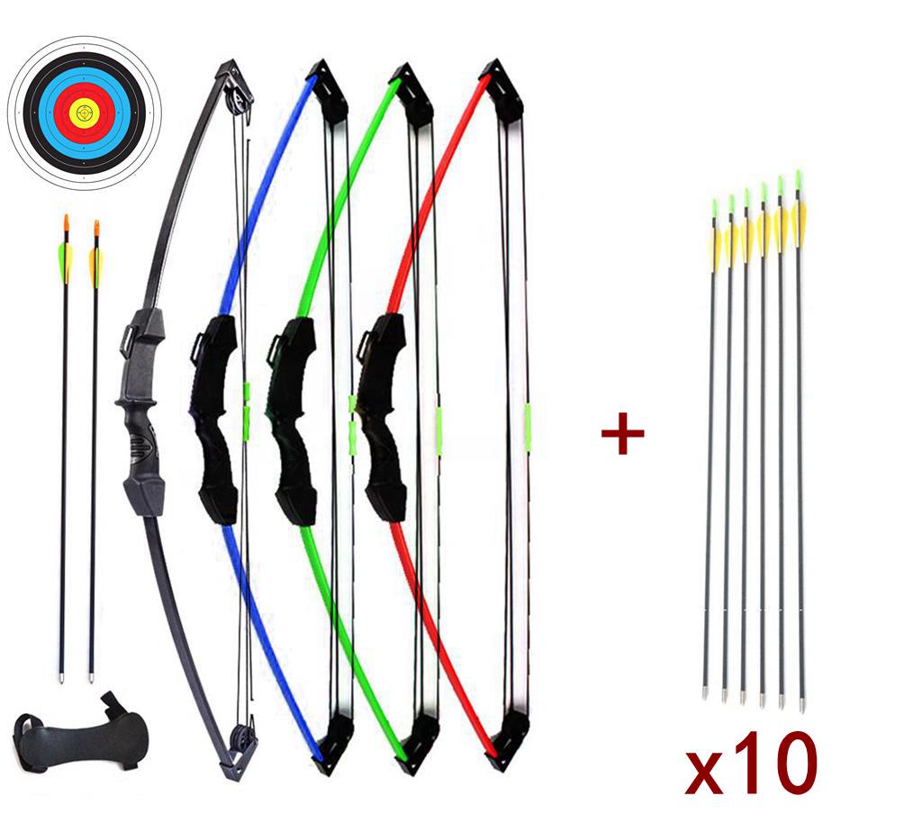 Junxing Archery Youth Compound bow Set Junior Kids 12 lb Pack Right /Left Hand