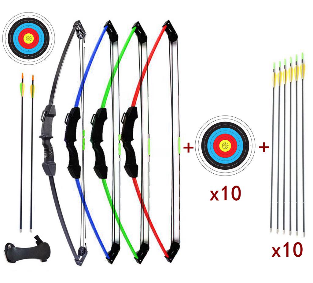 Junxing Archery Youth Compound bow Set Junior Kids 12 lb Pack Right /Left Hand