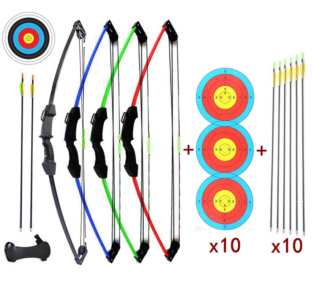 Junxing Archery Youth Compound bow Set Junior Kids 12 lb Pack Right /Left Hand