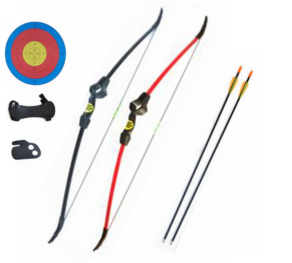 Archery 20LBS Youth Bow Junior Recurve Bow Arrows Set Kids Basic Pack R/L Hand