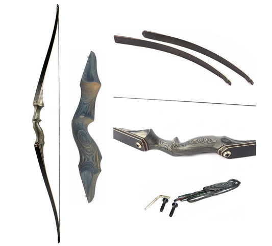 Junxing BHunter 60″ Take Down Long bow Right / Left Hand Hunting Bow