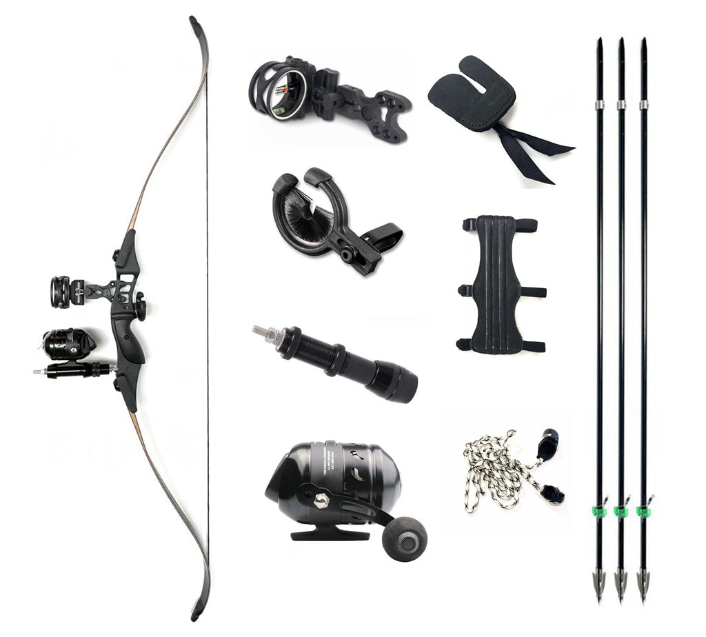 Archquick Bow fishing Bow Kit Recurve Bow Ready to Shoot Bowfishing 30-50lbs