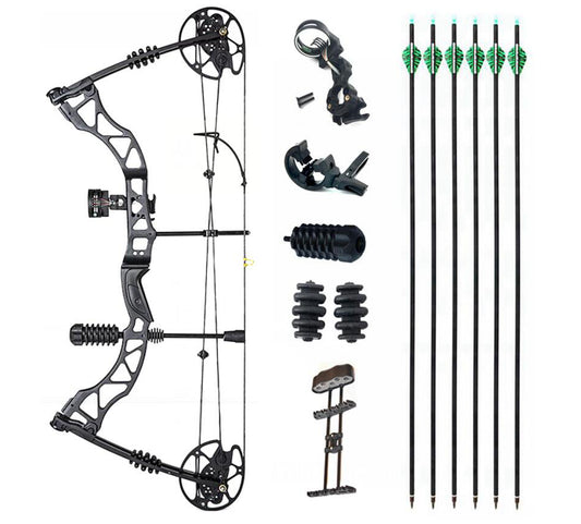 ARCHQUICK Compound Bow RH 30-65lbs Adjustable For Archery Target Hunting