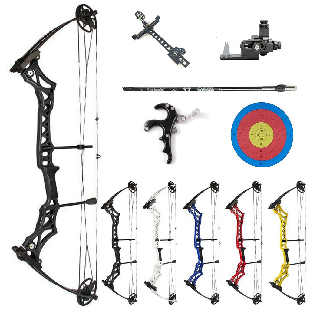 JUNXING Archery  M108 Phoenix Target Compound Bow Package for Target Shooting