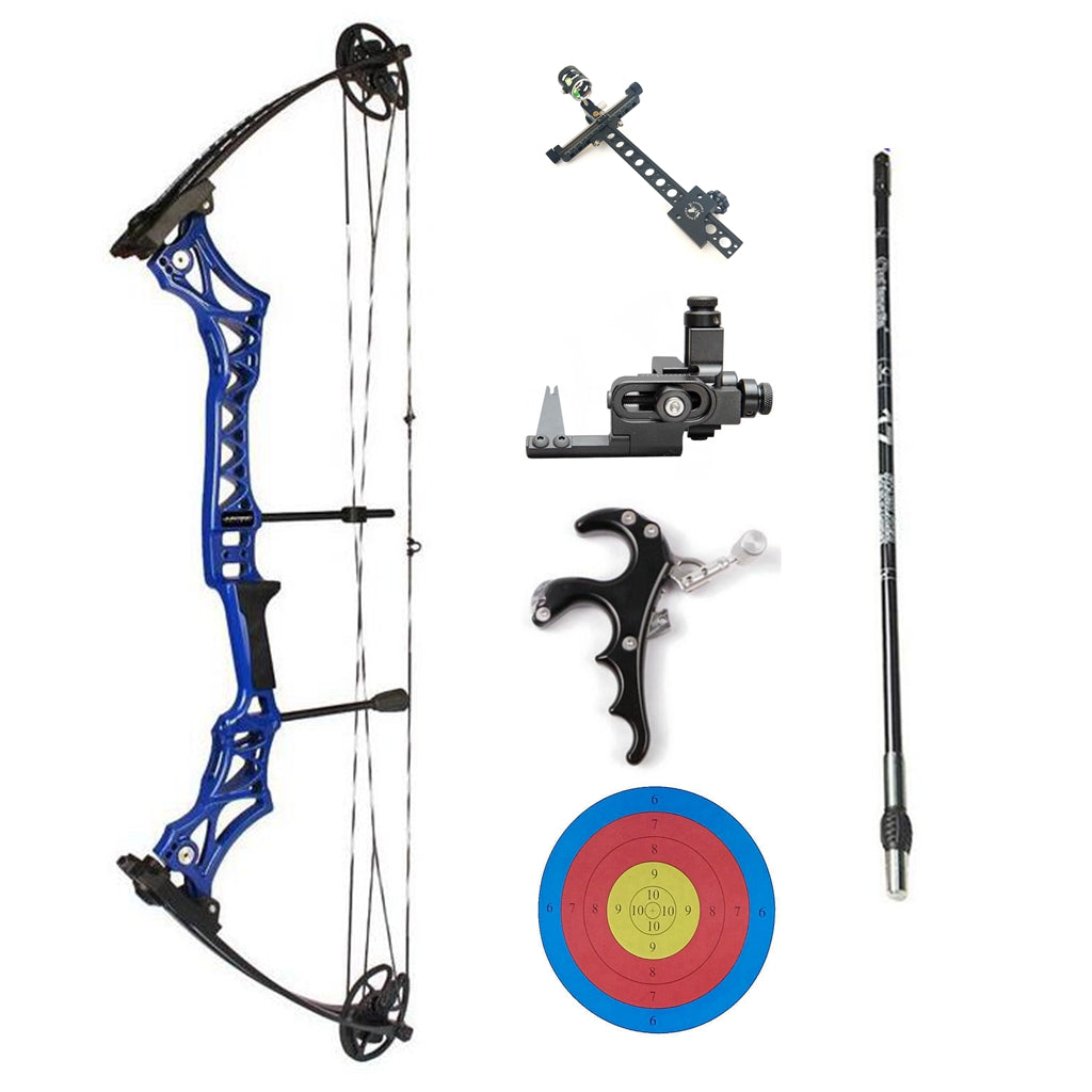 JUNXING Archery  M108 Phoenix Target Compound Bow Package for Target Shooting