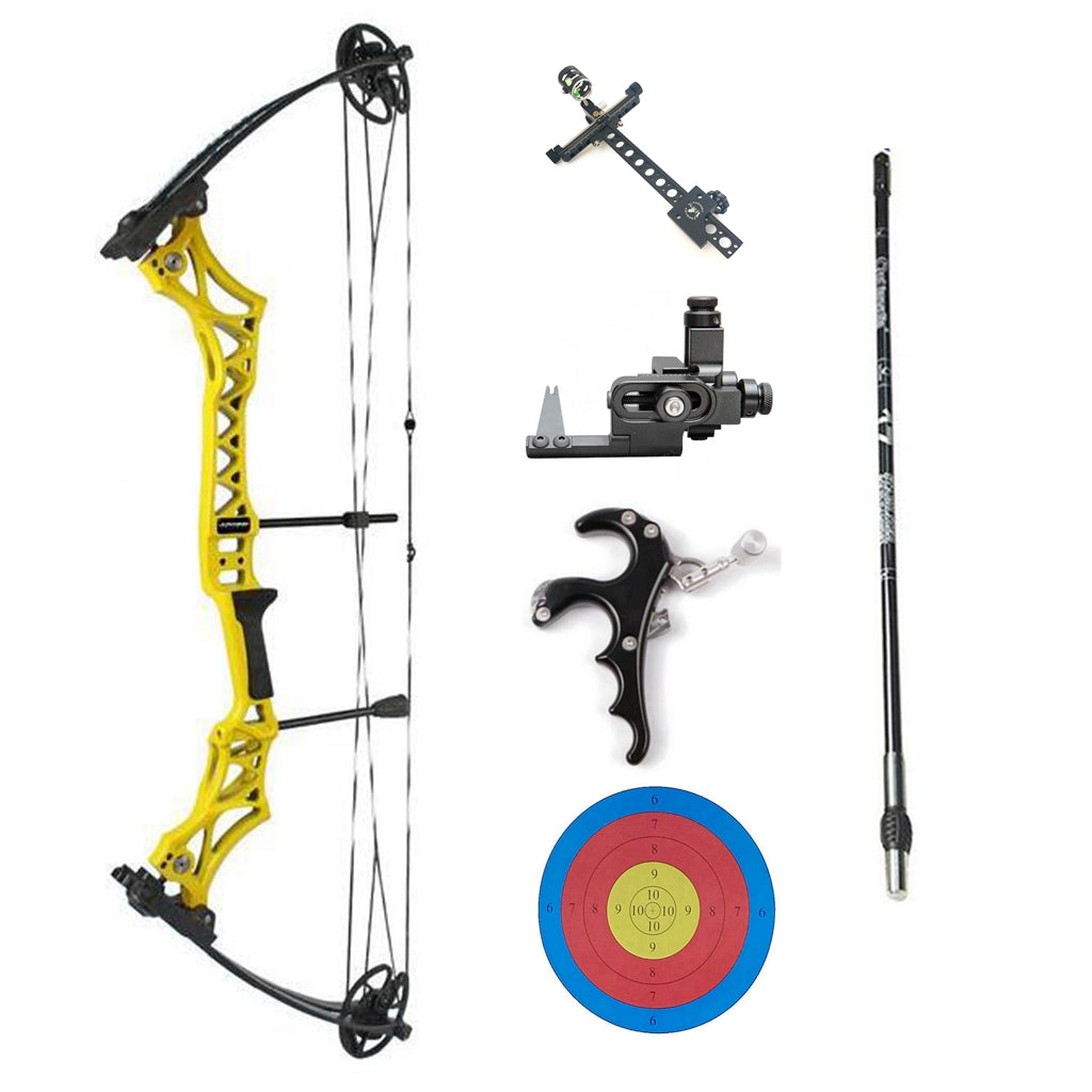 JUNXING Archery  M108 Phoenix Target Compound Bow Package for Target Shooting