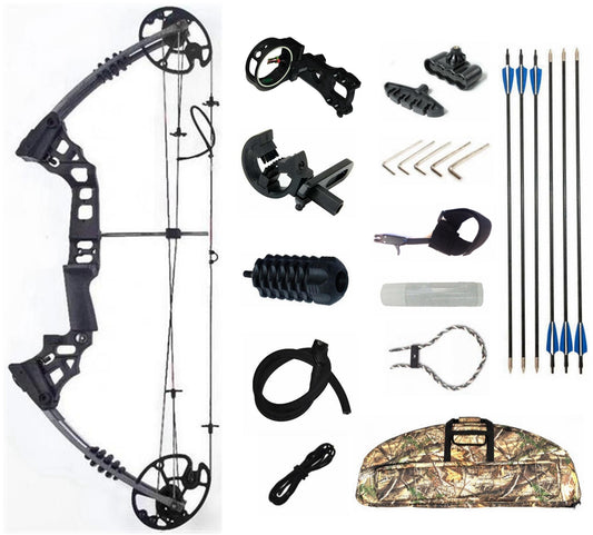 JUNXING Compound Bow Arrows set 20-70lbs R / L HAND Bow Hunting Target Shooting