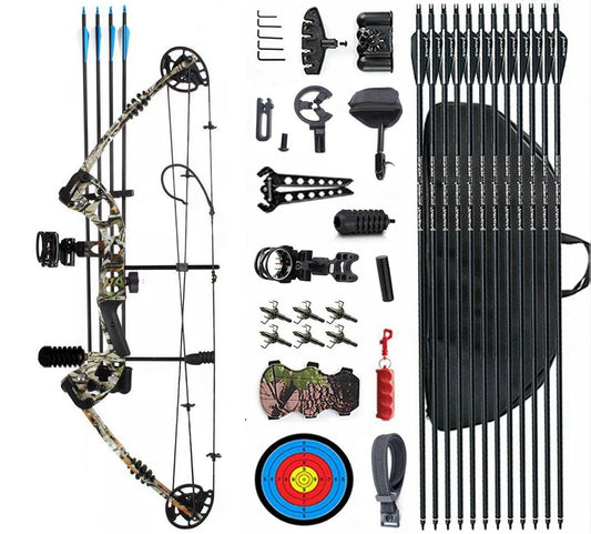 JunXing 20-55LBS Compound Bow Archery Sports Hunting Targeting RH