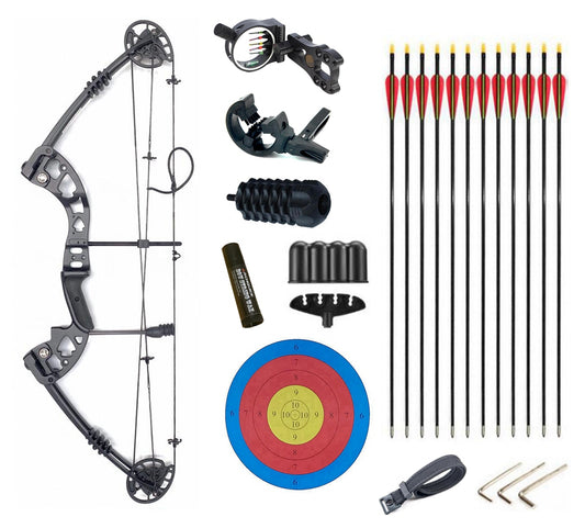 JunXing Archery Compound Bow Hunting Set Shooting Target RH 20-55lbs 5 Colors