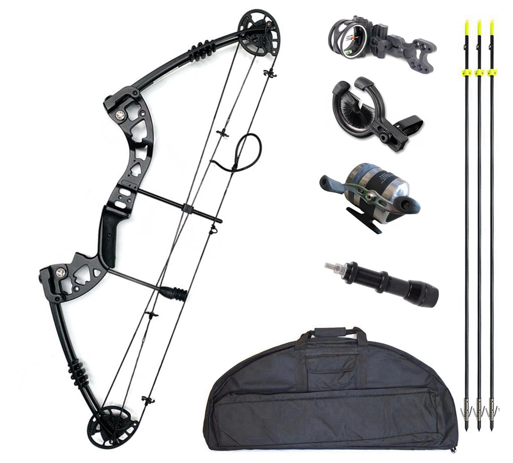 JunXing Compound Bow fishing Bowfishing Kit with Arrow Ready to Shoot Right Hand