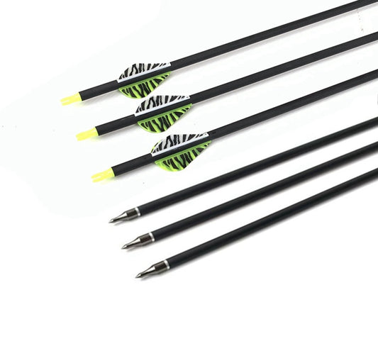 ARCHQUICK 12x 31.5'' Carbon Arrows Archery Hunting Compound Recurve Bow Arrows