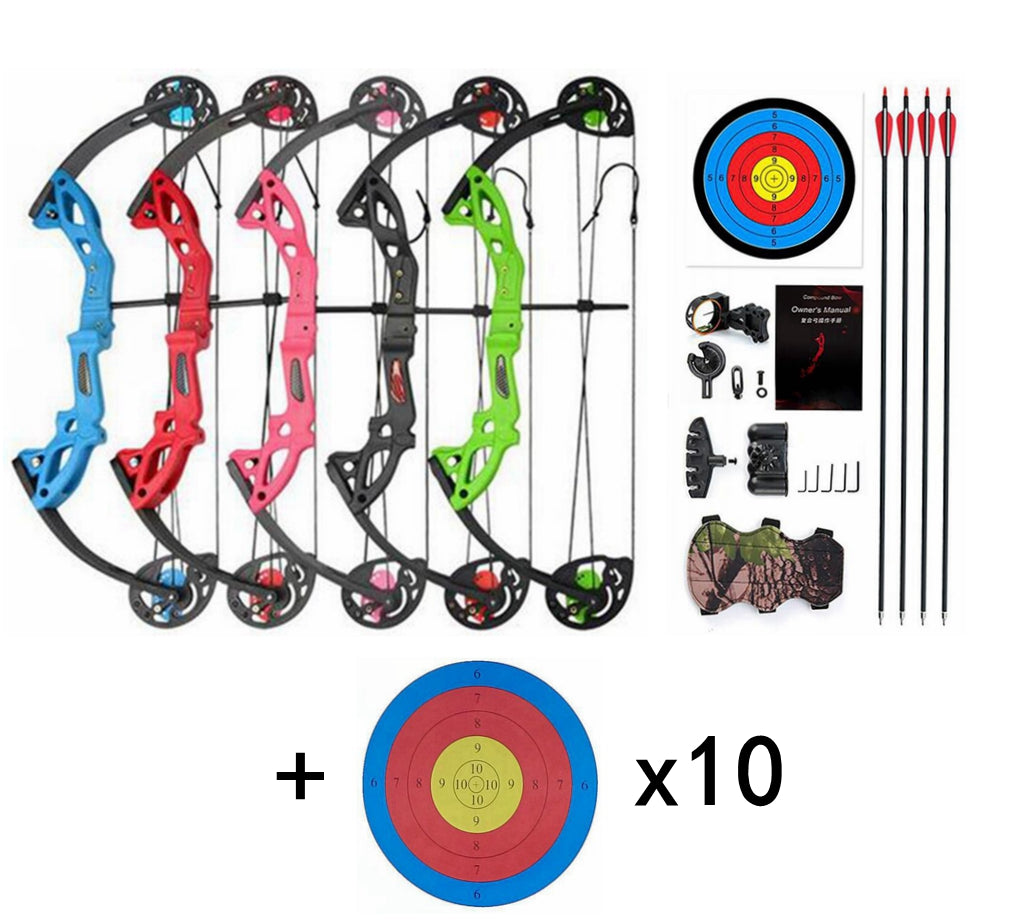 ARCHQUICK Youth Compound Bow 15-29lbs Kids Teenager Junior Hunting Target Prac