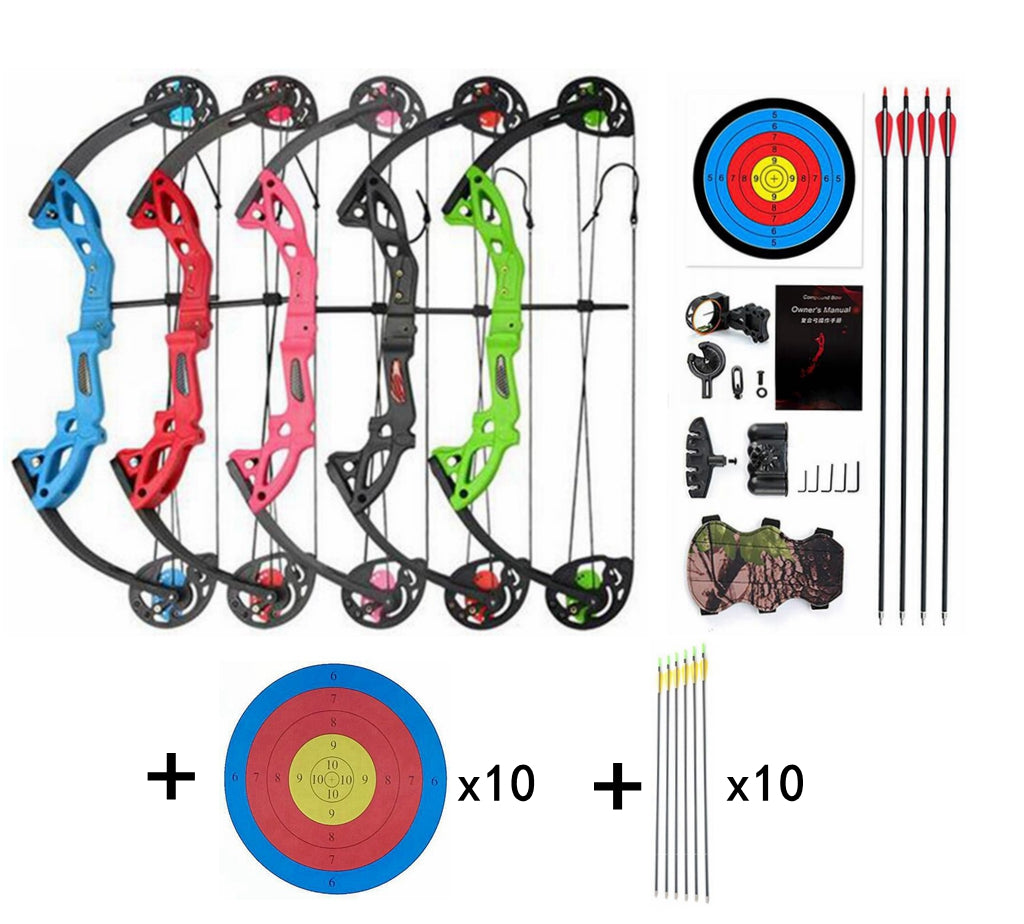 ARCHQUICK Youth Compound Bow 15-29lbs Kids Teenager Junior Hunting Target Prac