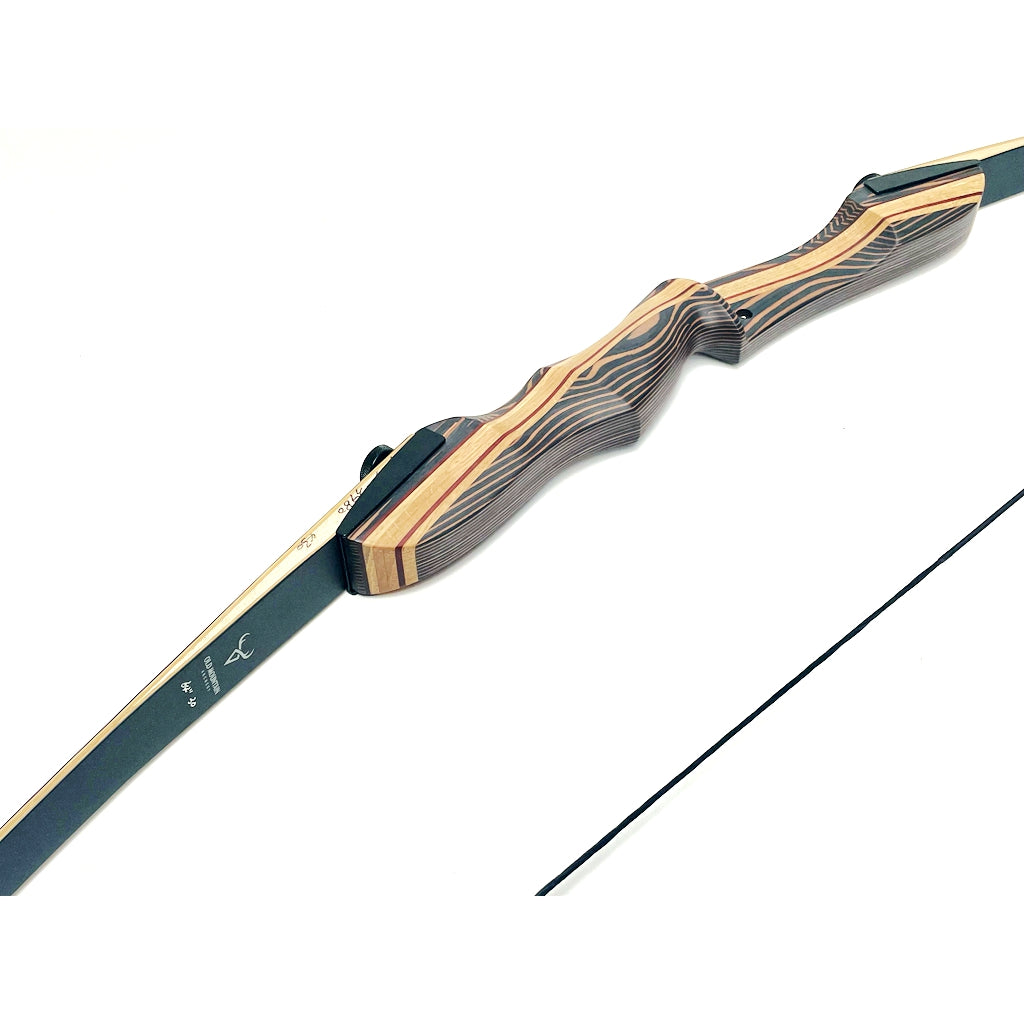 Old Mountain Archery Takedown Long Bow 64" Longbow 25-60lb RH/LH Hunting/Target