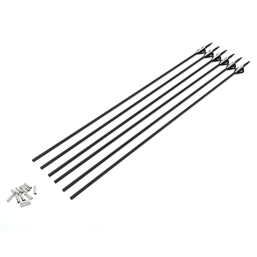 Archery PURE CARBON ARROWS DIY Shafts Spine 340 Broadheads Inserts Package