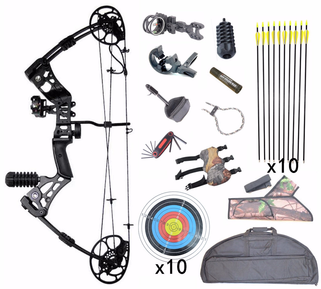 ARCHQUICK Q45 Youth Compound Bow Set 15-45lb Kids Teenager Junior Target Hunting