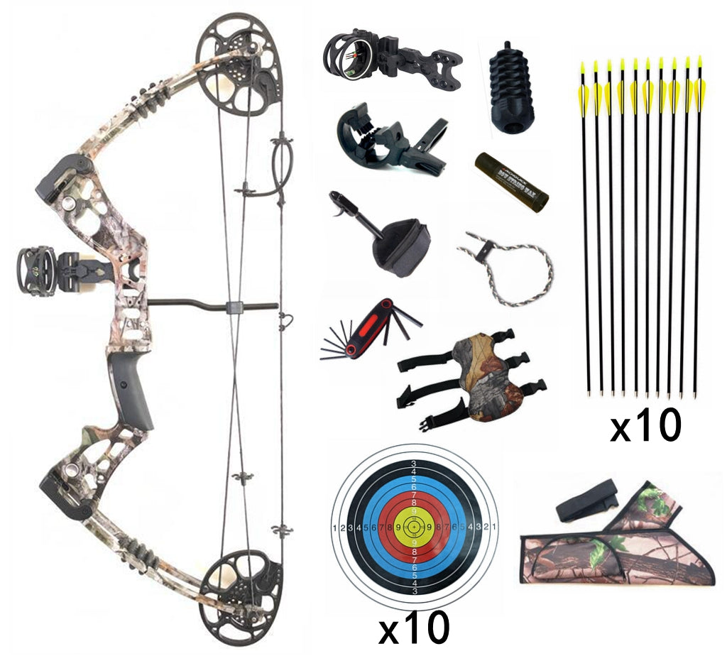 ARCHQUICK Q45 Youth Compound Bow Set 15-45lb Kids Teenager Junior Target Hunting