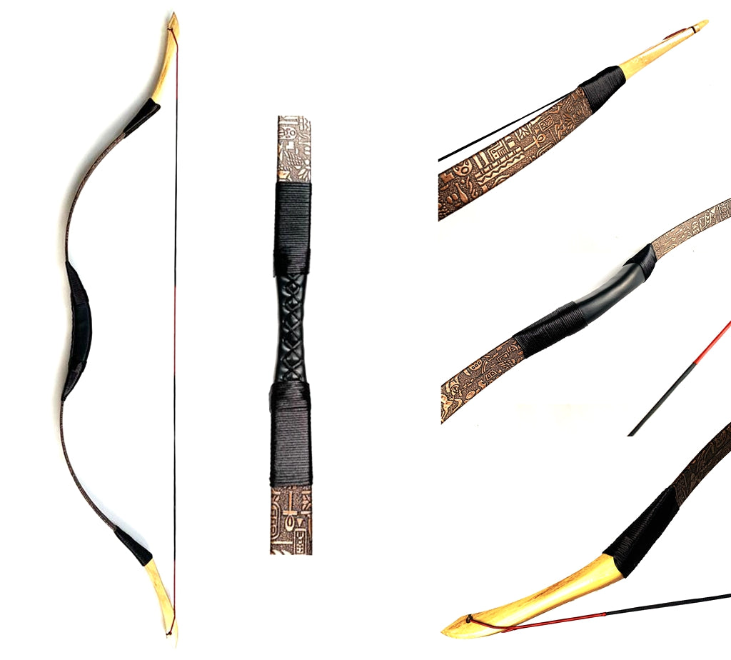 ARCHQUICK Traditional Bow Longbow Recurve Bow For Hunting Target RH & LH