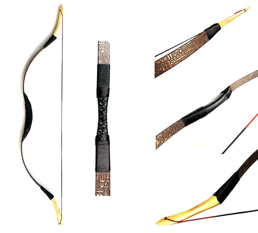 ARCHQUICK Traditional Bow Longbow Recurve Bow For Hunting Target RH & LH