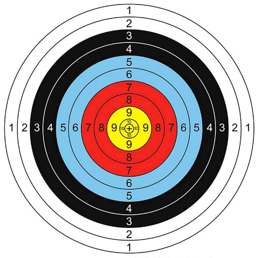 10 x Paper Target Faces 60x60cm for Compound Recurve Bow Archery Target Practice