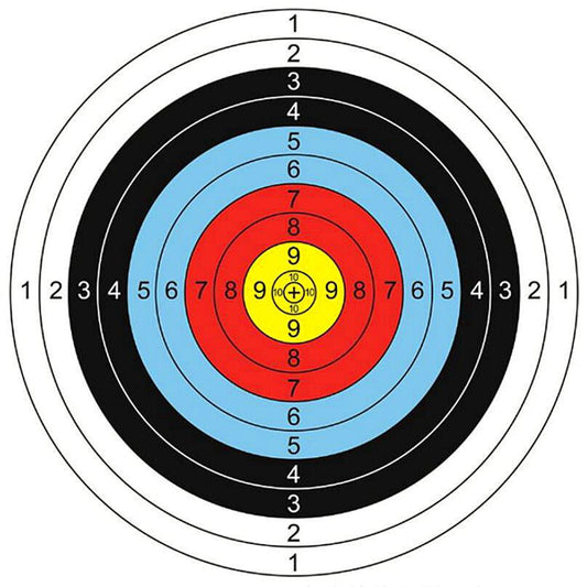 10/20 x Paper Target Faces 80x80cm for Compound Recurve Bow Archery Target Pract