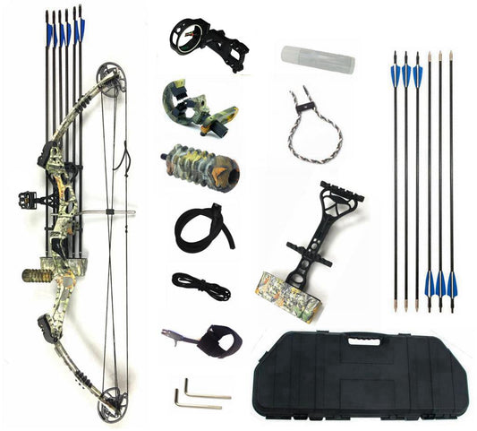 JunXing 40-50lbs Compound Bow Super Luxury Package Archery Bow HUNTING TARGET Shooting