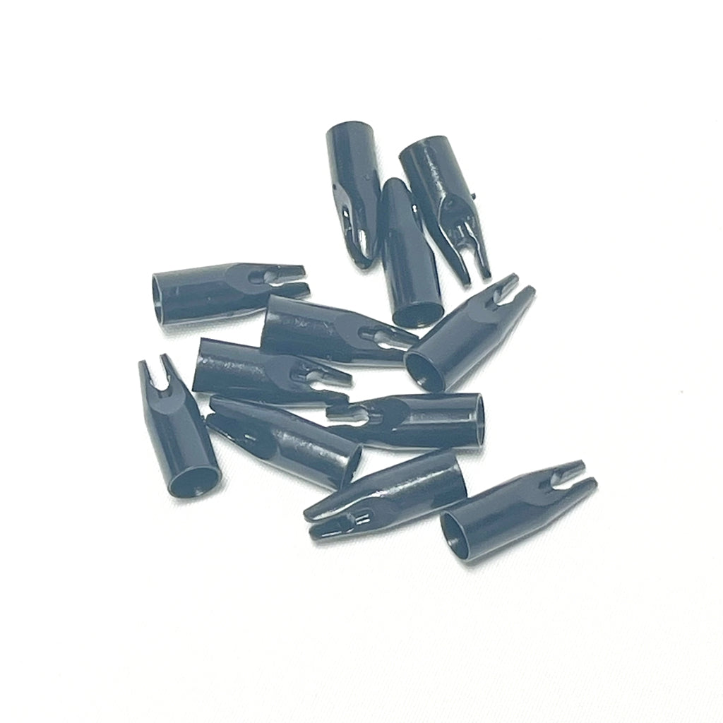 12 x Archquick Classic Nock Archery Arrow Glue-on Nocks for Arrow OD 8mm