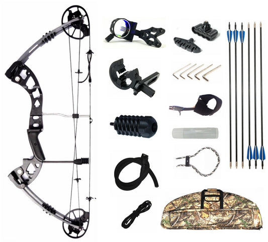 Junxing M125 30-70lbs Compound Bow KIT Archery Bow HUNTING Luxury Package