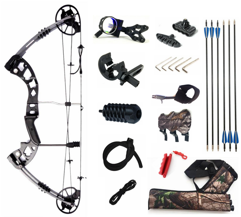 Junxing M125 30-70lbs Compound Bow KIT Archery Bow HUNTING Classic Pac ...