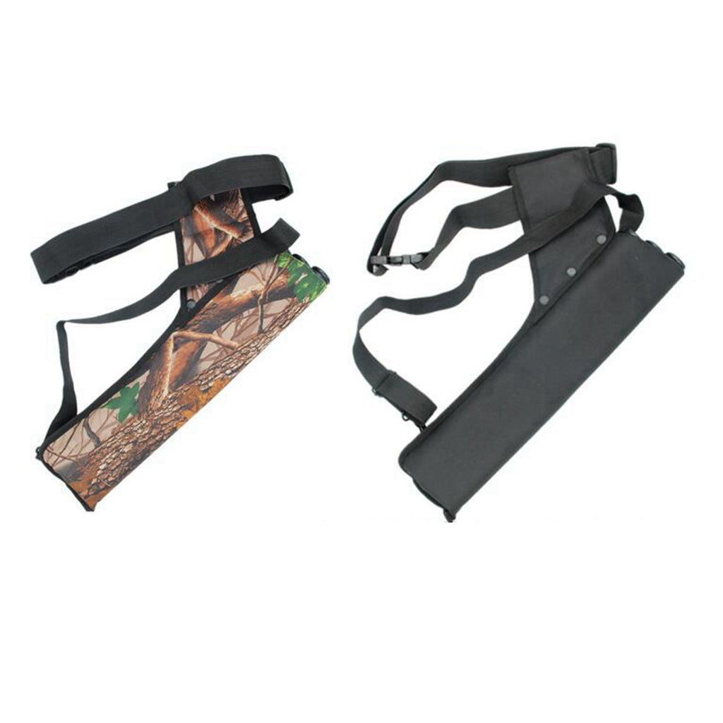 Archery Arrow Quiver 3 Tube Holder bag Back Side Waist hip Quiver Hunting Target