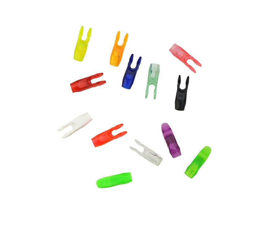 12x Archery Arrow Pin Nocks for ID 6.2/4.2 Shaft Pin Knock adapter 3 Colors