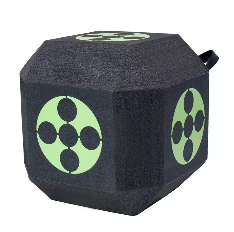 Archery Polyhedral Stuffed Target 3D High Density Self Healing Foam CUBE