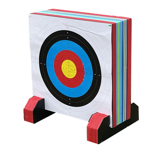 Archery Target High Density Foam 60x60x20cm Compound & Recurve Bows with Stand