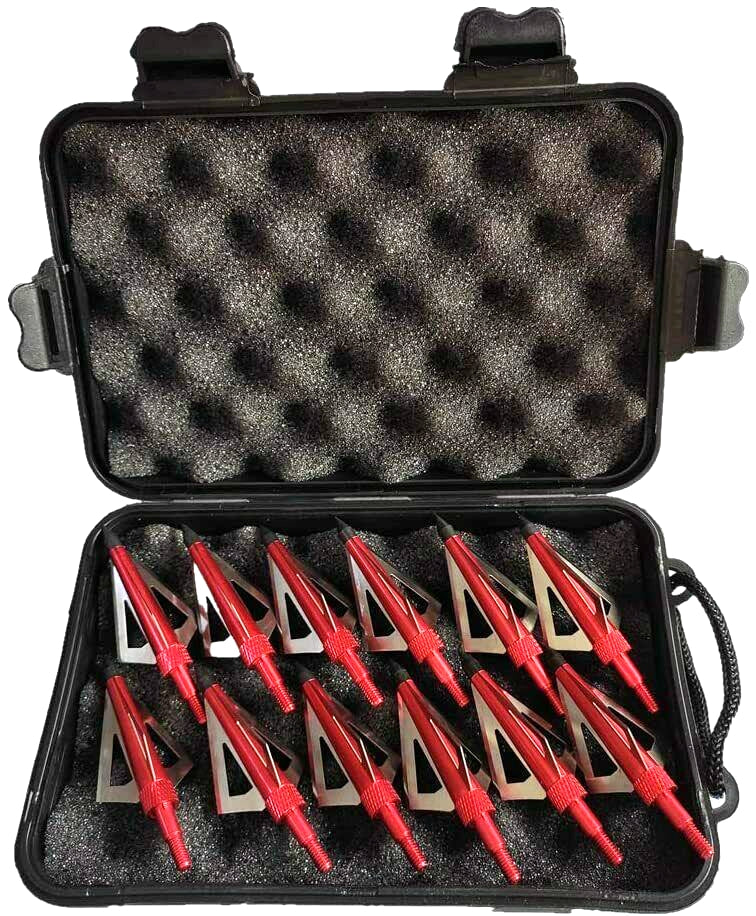 12X ARCHERY BOW HUNTING TIPS 100g 3 BLADE BROADHEADS SCREW ON ARROWHEADS FISHING